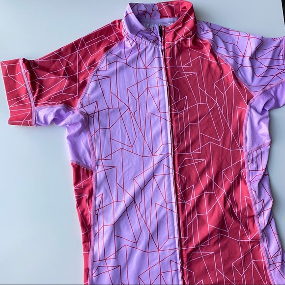 shebeest Tops - shebeest cycling Jersey pink purple She Beest size small
